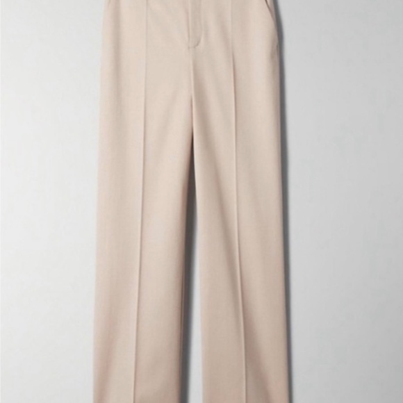 Babaton Agency pants matte pearl. - Picture 1 of 4